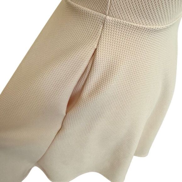 Lulus Fit & Flare Racerback Sleeveless Dress Peach Textured Size XS - Picture 3 of 7